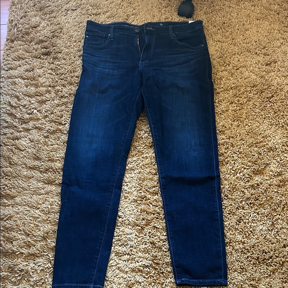 AG Adriano Goldschmied Women's Midnight Blue Skinny Jeans